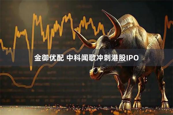 金御优配 中科闻歌冲刺港股IPO