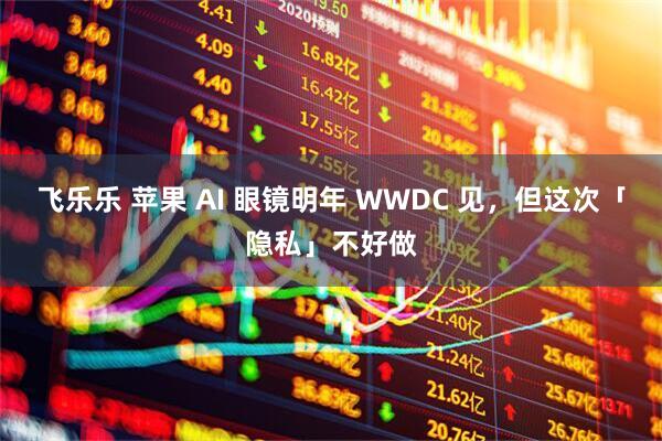 飞乐乐 苹果 AI 眼镜明年 WWDC 见,但这次「隐私」不好做